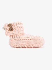 The Little Tailor Baby Soft Knitted 100% Cotton Booties - Image 1 of 2