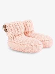 The Little Tailor Baby Soft Knitted 100% Cotton Booties - Image 2 of 2