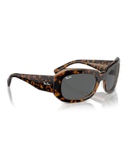 Ray-Ban Beate Rb2212 Pillow Brown Sunglasses - Image 4 of 9