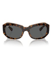 Ray-Ban Beate Rb2212 Pillow Brown Sunglasses - Image 5 of 9
