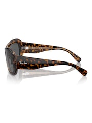 Ray-Ban Beate Rb2212 Pillow Brown Sunglasses - Image 8 of 9