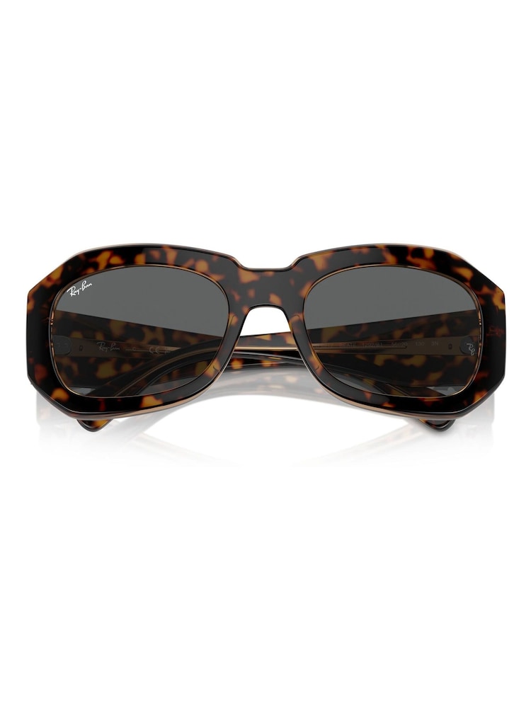Ray-Ban Beate Rb2212 Pillow Brown Sunglasses - Image 9 of 9