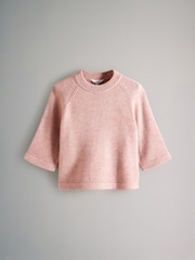 The Set Pink/Cream 2 Pack Knitted T-Shirts - Image 5 of 8