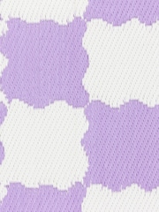 Furn Lilac Check Indoor Outdoor Rug - Image 5 of 5