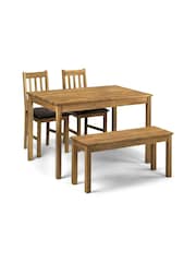 Julian Bowen Oak Coxmoor Rectangular Dining Table - Image 3 of 5