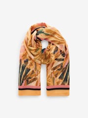 Tropical Palm Lightweight Scarf - Image 4 of 6