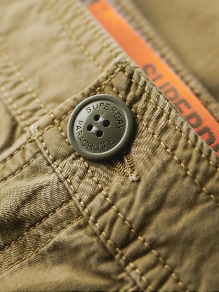 Superdry Green 100% Cotton Utility Parachute Skirt - Image 7 of 7