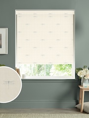 Sophie Allport Duck Egg Blue Vector Dragonfly Made to Measure Roller Blinds - Image 1 of 6