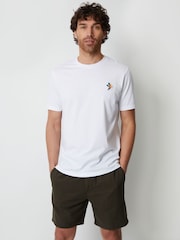 Threadbare Forest Green Cotton Lyocell Jogger Style Shorts - Image 4 of 5