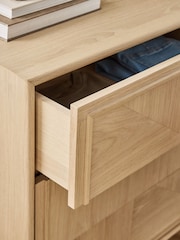Jasper Conran London Whitewashed Oak Aden Wide Chest of Drawers - Image 3 of 9