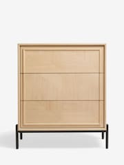 Jasper Conran London Whitewashed Oak Aden Wide Chest of Drawers - Image 5 of 9