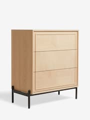 Jasper Conran London Whitewashed Oak Aden Wide Chest of Drawers - Image 7 of 9