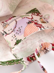Cath Kidston Christmas House Large Book 100% Cotton Bag - Image 5 of 6