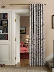 Joules Multi Festival Flowers Blackout Eyelet Curtains - Image 2 of 3