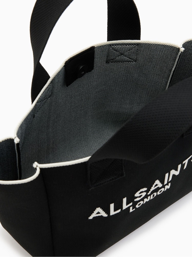AllSaints Black Izzy Mini Tote Bag - Image 2 of 6