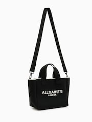 AllSaints Black Izzy Mini Tote Bag - Image 3 of 6