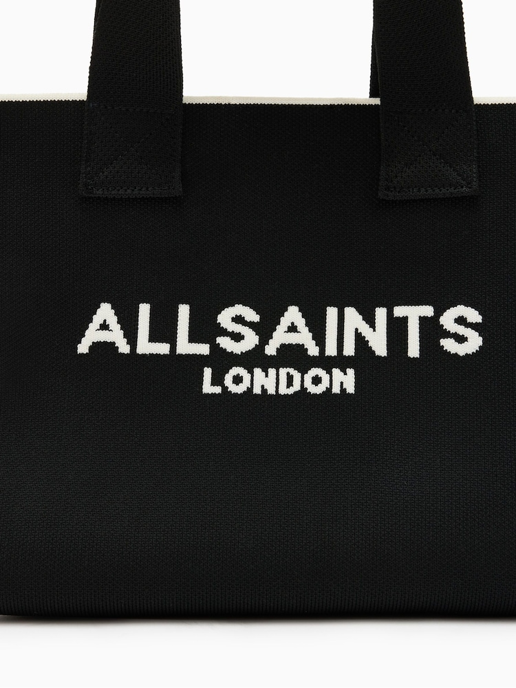 AllSaints Black Izzy Mini Tote Bag - Image 4 of 6