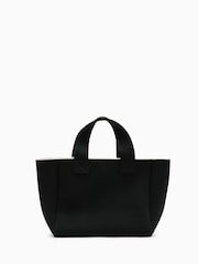AllSaints Black Izzy Mini Tote Bag - Image 6 of 6