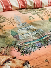 Joe Browns Orange 100% Cotton Regal Lion Reversible Bed Set - Image 5 of 6
