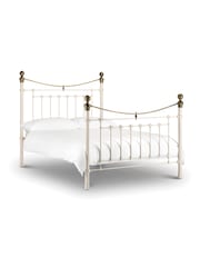 Julian Bowen Stone White Victoria Metal Bed - Image 2 of 2