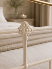 Julian Bowen Stone White Victoria Metal Bed - Image 6 of 9