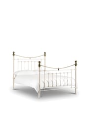 Julian Bowen Stone White Victoria Metal Bed - Image 9 of 9