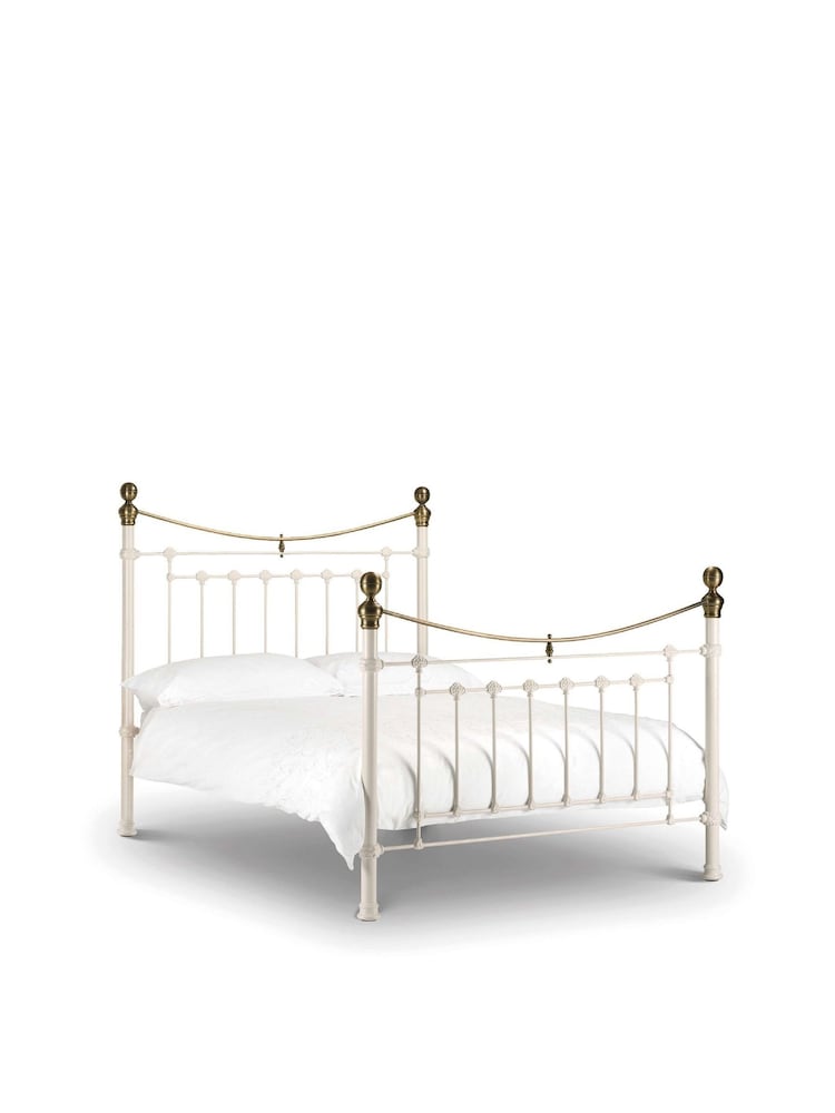 Julian Bowen Stone White Victoria Metal Bed - Image 9 of 9 Julian Bowen Stone White Victoria Metal Bed - Image 9 of 9