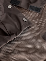 Chocolate Brown Rubber Dog Coat - Image 8 of 10