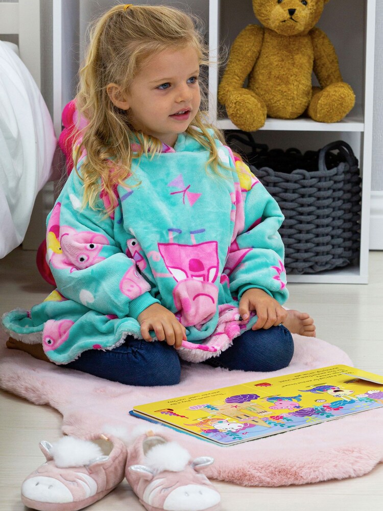 Character World Peppa Pig Joyful Wearable Hooded Fleece - Image 2 of 5