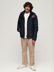 Superdry Blue Hooded Mountain SD Windbreaker Jacket - Image 3 of 7