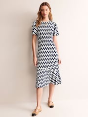 Boden Blue Felicity Jersey Midi Tea Dress - Image 1 of 5