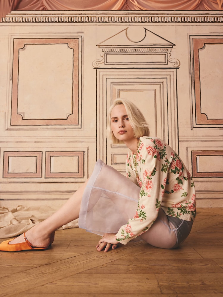 Cath Kidston Pink Rose Flutter Jumper - Image 1 of 7