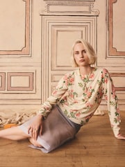Cath Kidston Pink Rose Flutter Jumper - Image 2 of 7