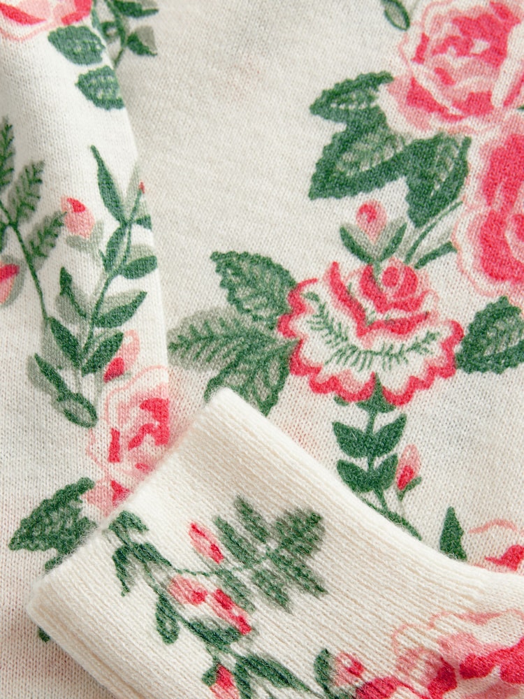 Cath Kidston Pink Rose Flutter Jumper - Image 7 of 7 Cath Kidston Pink Rose Flutter Jumper - Image 7 of 7