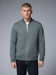 Sage Green Smart Bomber Jacket - Image 1 of 11