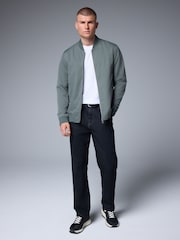 Sage Green Smart Bomber Jacket - Image 3 of 11