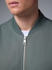 Sage Green Smart Bomber Jacket - Image 5 of 11