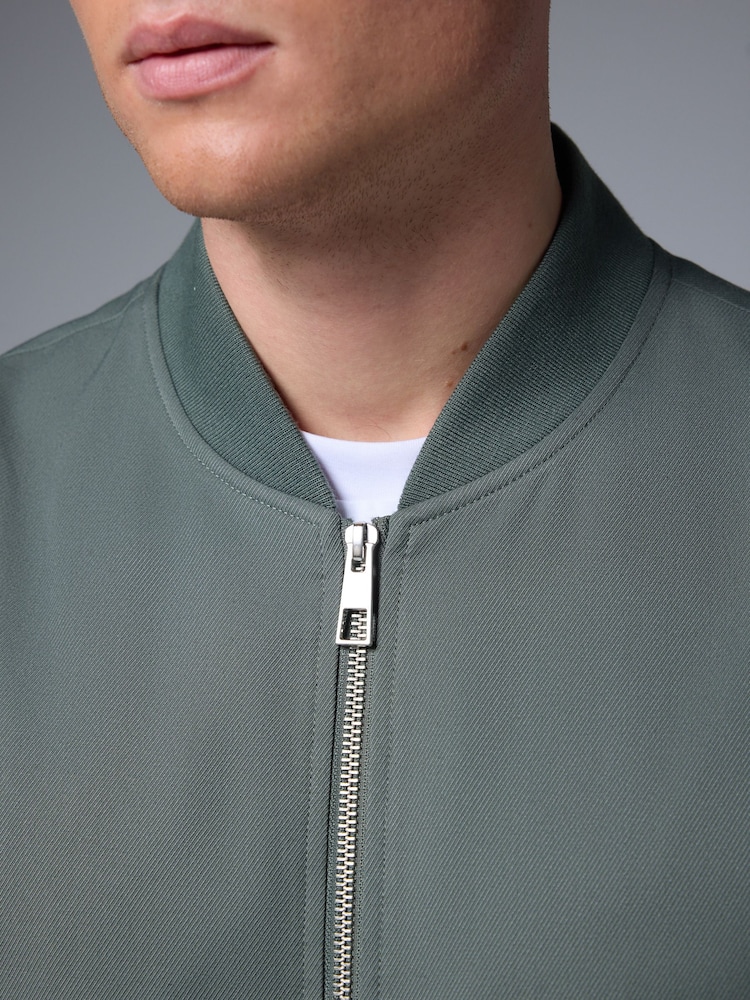 vert - Blouson bomber élégant - Image 5 of 11