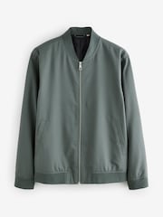 Sage Green Smart Bomber Jacket - Image 7 of 11