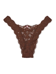 Victoria's Secret Ganache Nude Brazilian Lace Knickers - Image 3 of 3
