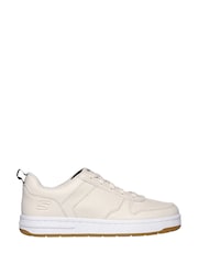 Skechers Cream Smooth Street Genzo Trainers - Image 1 of 2