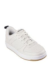 Skechers Cream Smooth Street Genzo Trainers - Image 2 of 2