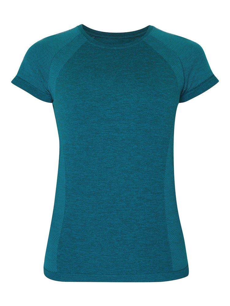 Sweaty Betty Green Athlete Seamless Workout T-Shirt - Image 7 of 7