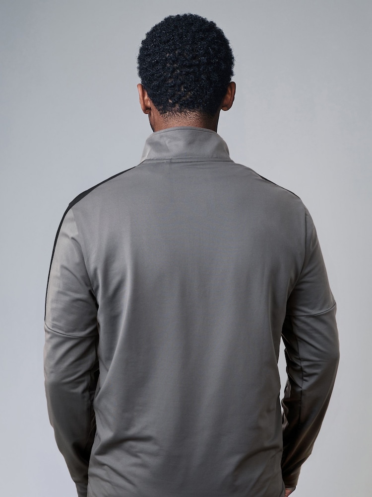 Slate Grey Active Gym Training Quarter Zip Neck - Image 2 of 9