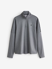 Slate Grey Active Gym Training Quarter Zip Neck - Image 5 of 9
