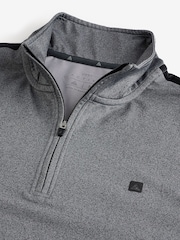 Slate Grey Active Gym Training Quarter Zip Neck - Image 6 of 9
