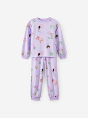 Cotton On Purple Polly Pocket Snooze Soft Long Sleeve Pyjamas Set - Image 3 of 5