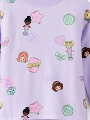 Cotton On Purple Polly Pocket Snooze Soft Long Sleeve Pyjamas Set - Image 4 of 5