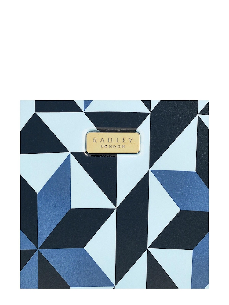 Radley London Blue/Multi Marquetry Vanity Case - Image 5 of 5