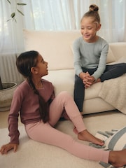 Pink/Grey 2 Pack Legging Pyjamas (7-16yrs) - Image 2 of 4